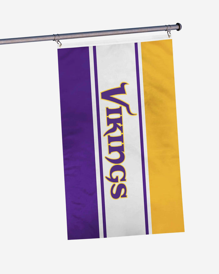 Minnesota Vikings Horizontal Flag FOCO - FOCO.com