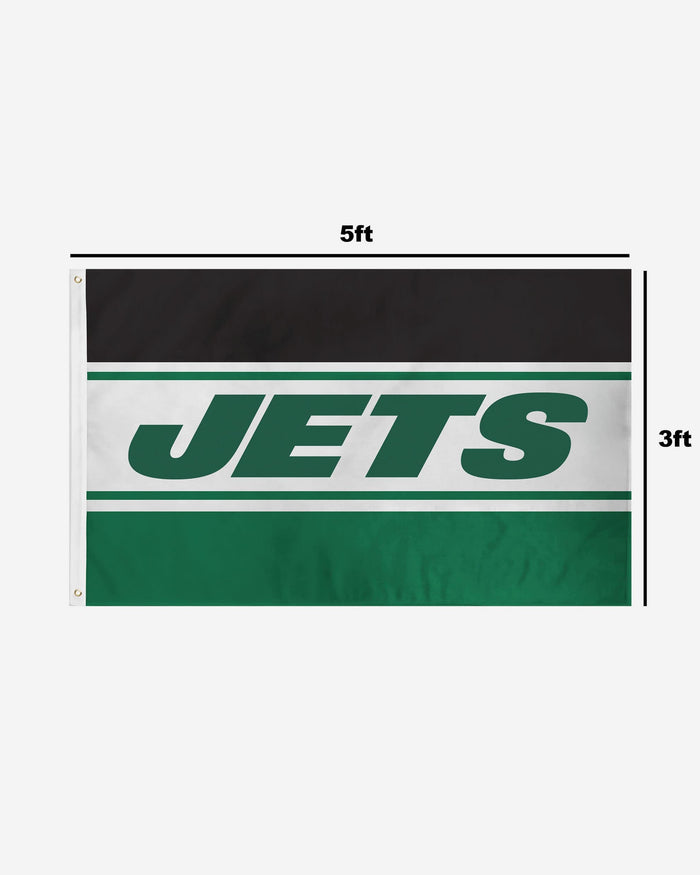 New York Jets Horizontal Flag FOCO - FOCO.com