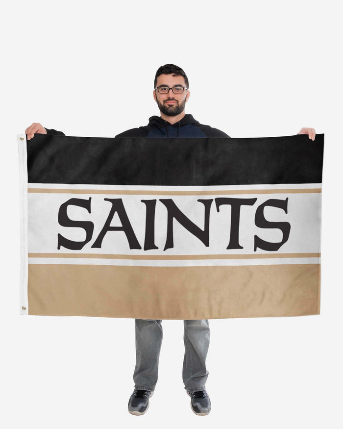 New Orleans Saints Horizontal Flag FOCO - FOCO.com