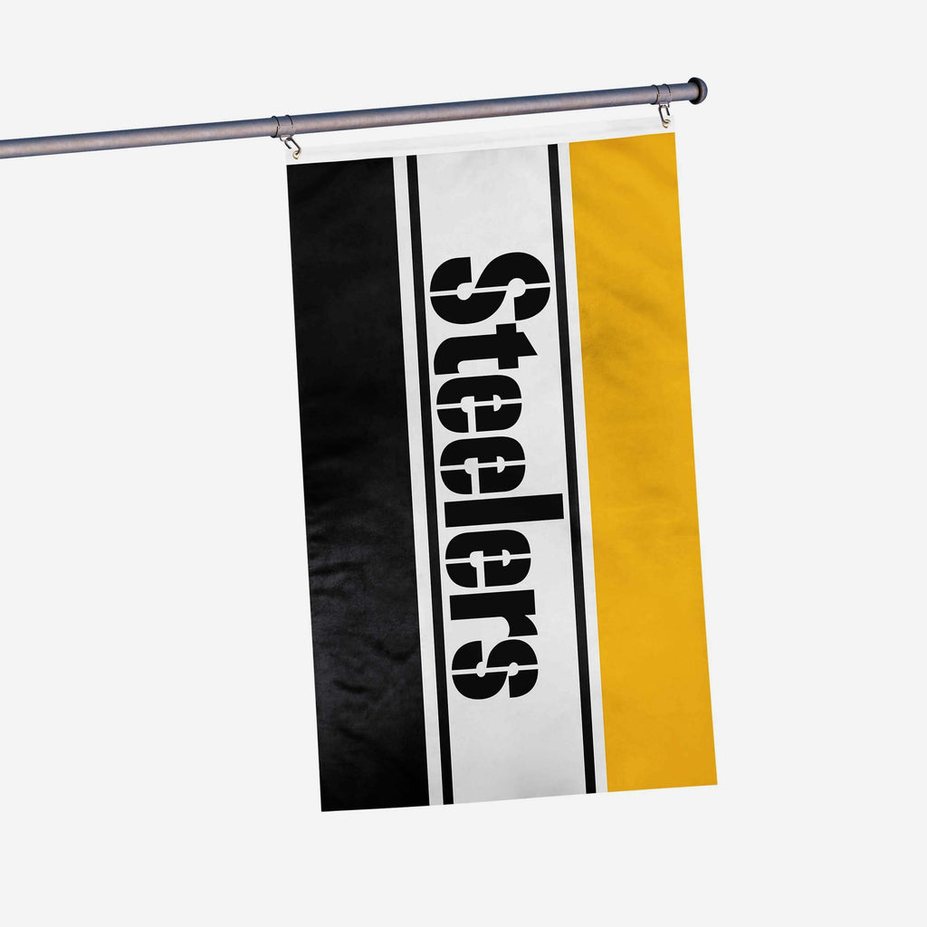 Pittsburgh Steelers Horizontal Flag FOCO - FOCO.com