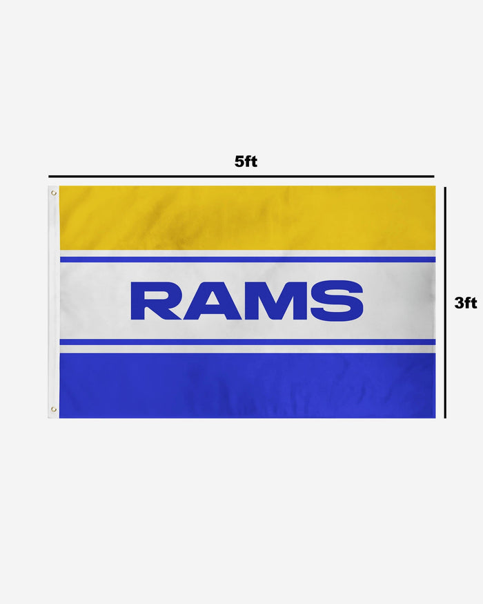 Los Angeles Rams Original Horizontal Flag FOCO - FOCO.com