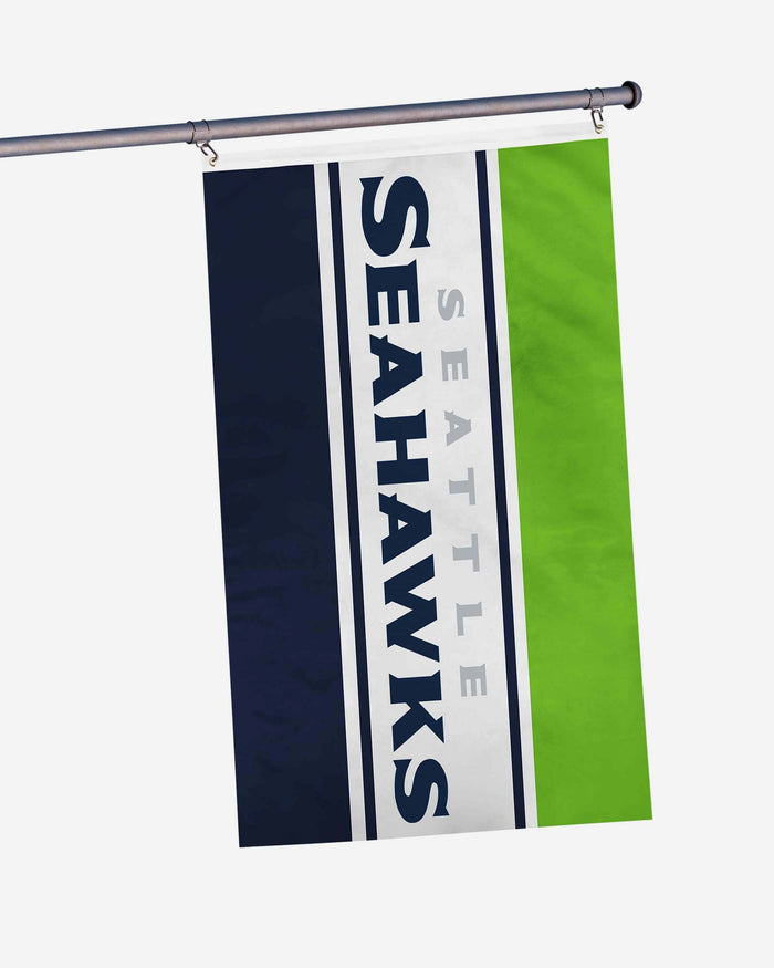 Seattle Seahawks Horizontal Flag FOCO - FOCO.com