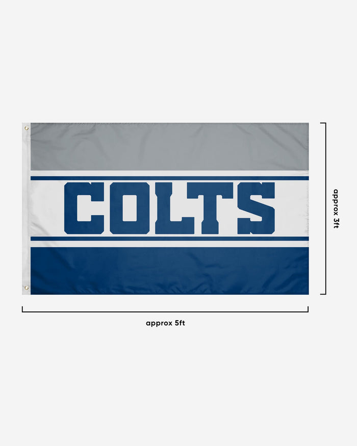 Indianapolis Colts Horizontal Flag FOCO - FOCO.com