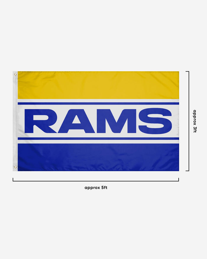 Los Angeles Rams Horizontal Flag FOCO - FOCO.com