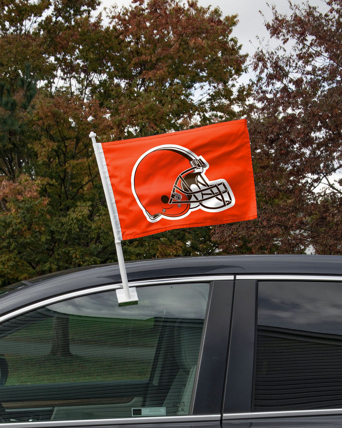 Cleveland Browns 2 Pack Solid Car Flag FOCO - FOCO.com