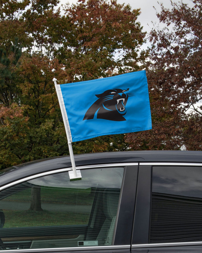 Carolina Panthers 2 Pack Solid Car Flag FOCO - FOCO.com