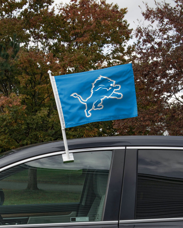 Detroit Lions 2 Pack Solid Car Flag FOCO - FOCO.com