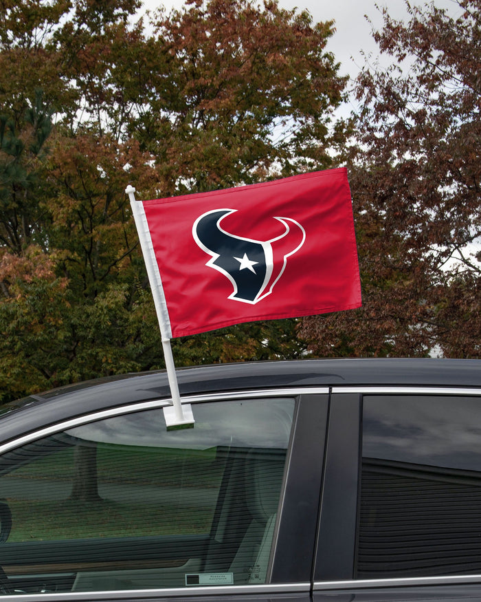 Houston Texans 2 Pack Solid Car Flag FOCO - FOCO.com