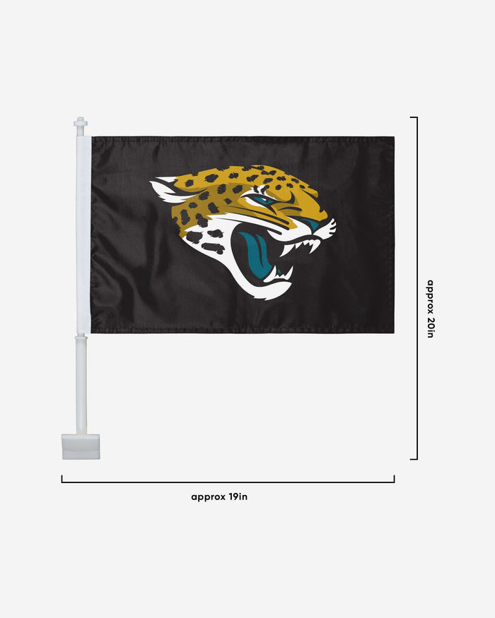 Jacksonville Jaguars 2 Pack Solid Car Flag FOCO - FOCO.com