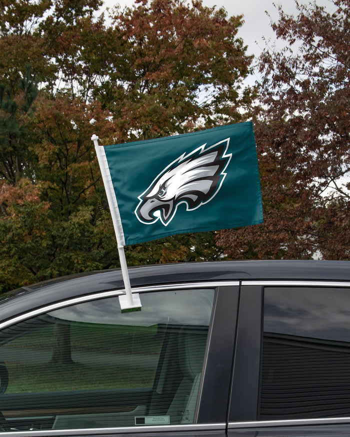 Philadelphia Eagles 2 Pack Solid Car Flag FOCO - FOCO.com