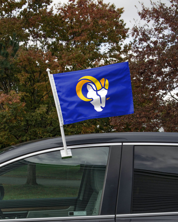 Los Angeles Rams 2 Pack Solid Car Flag FOCO - FOCO.com