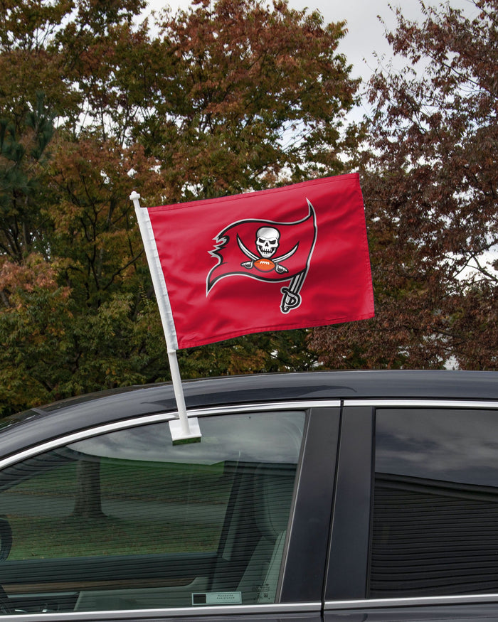 Tampa Bay Buccaneers 2 Pack Solid Car Flag FOCO - FOCO.com