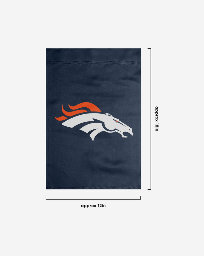 Denver Broncos Solid Garden Flag FOCO - FOCO.com