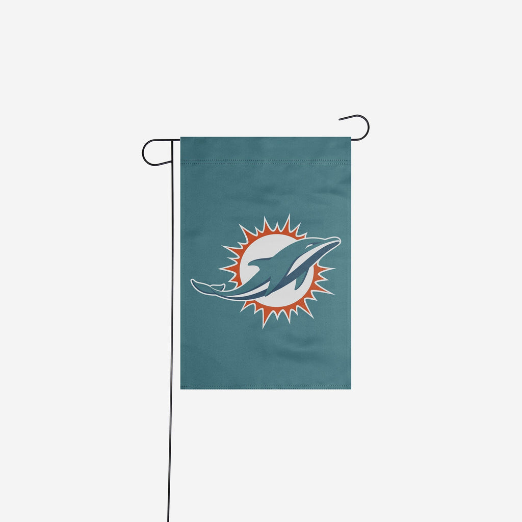 Miami Dolphins Solid Garden Flag FOCO - FOCO.com