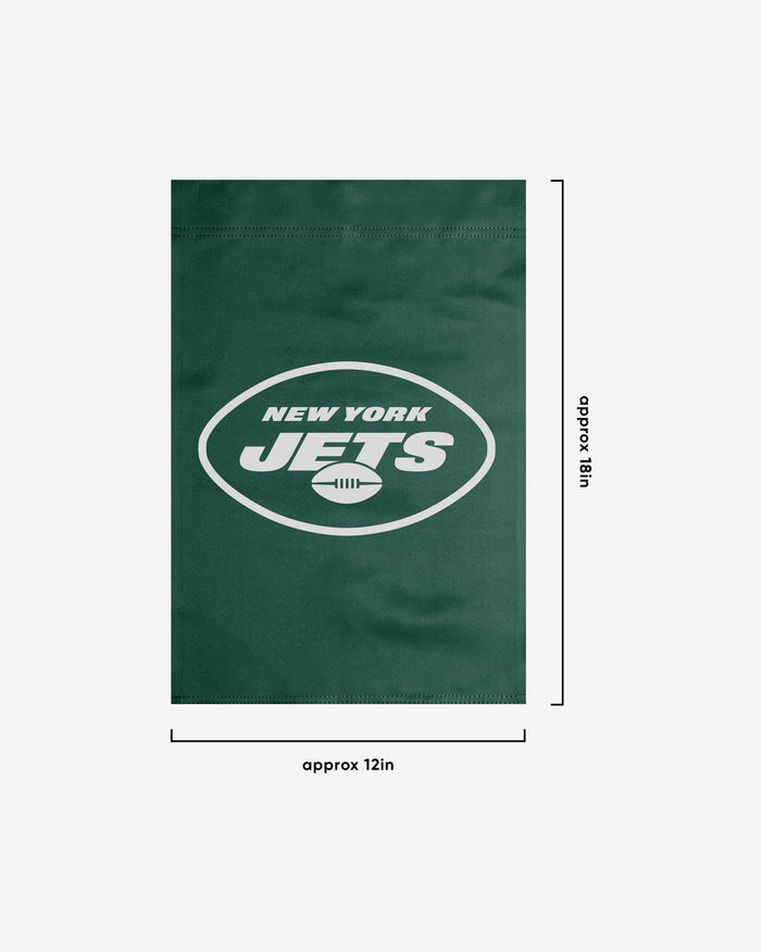 New York Jets Solid Garden Flag FOCO - FOCO.com