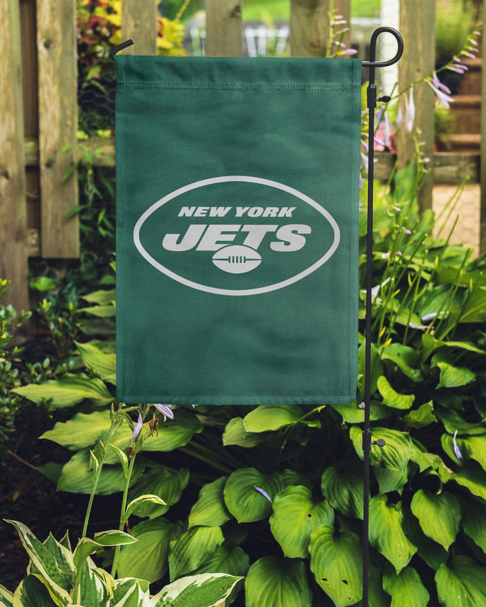 New York Jets Solid Garden Flag FOCO - FOCO.com