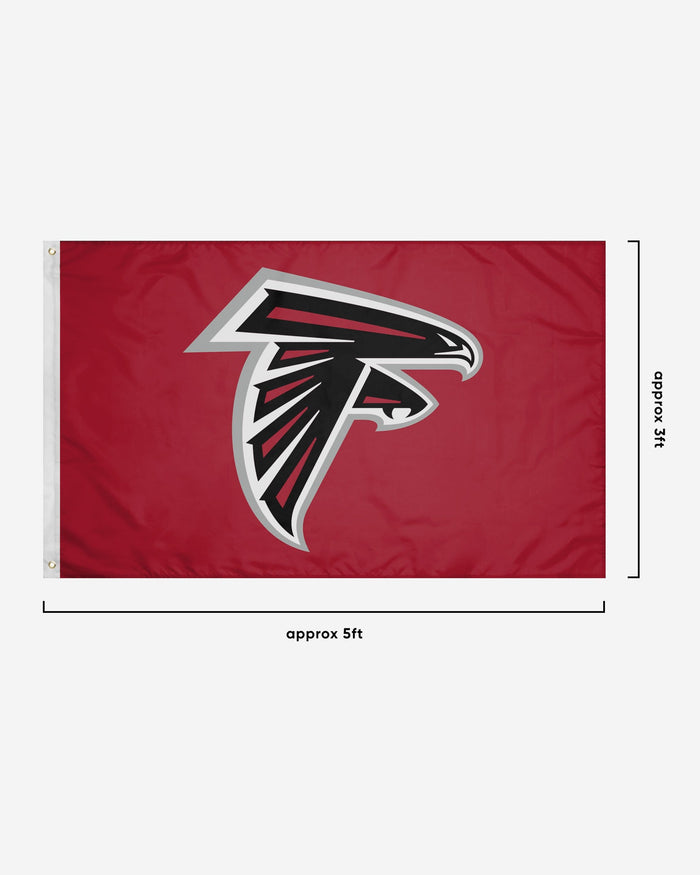 Atlanta Falcons Solid Horizontal Flag FOCO - FOCO.com