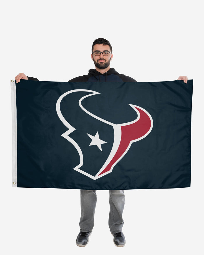 Houston Texans Solid Horizontal Flag FOCO - FOCO.com