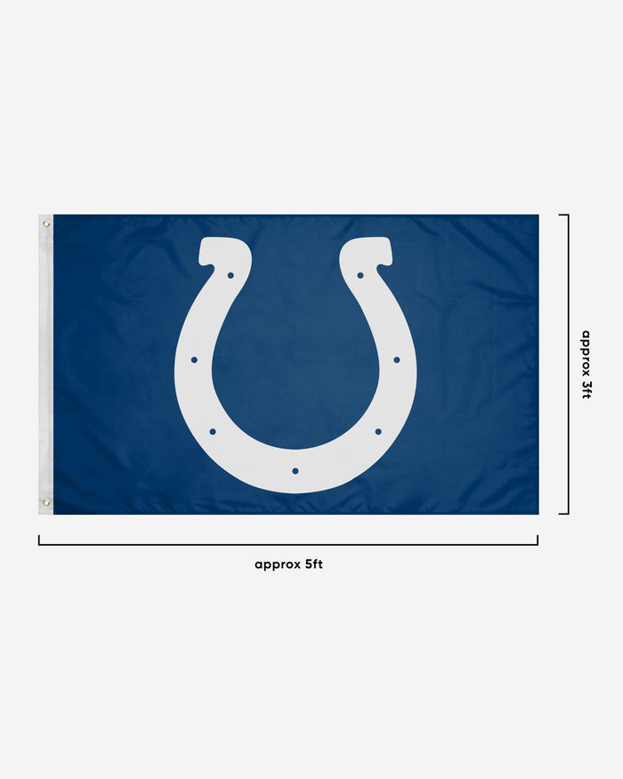 Indianapolis Colts Solid Horizontal Flag FOCO - FOCO.com