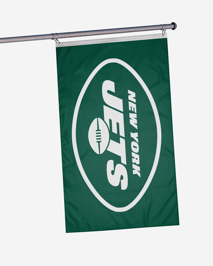 New York Jets Solid Horizontal Flag FOCO - FOCO.com
