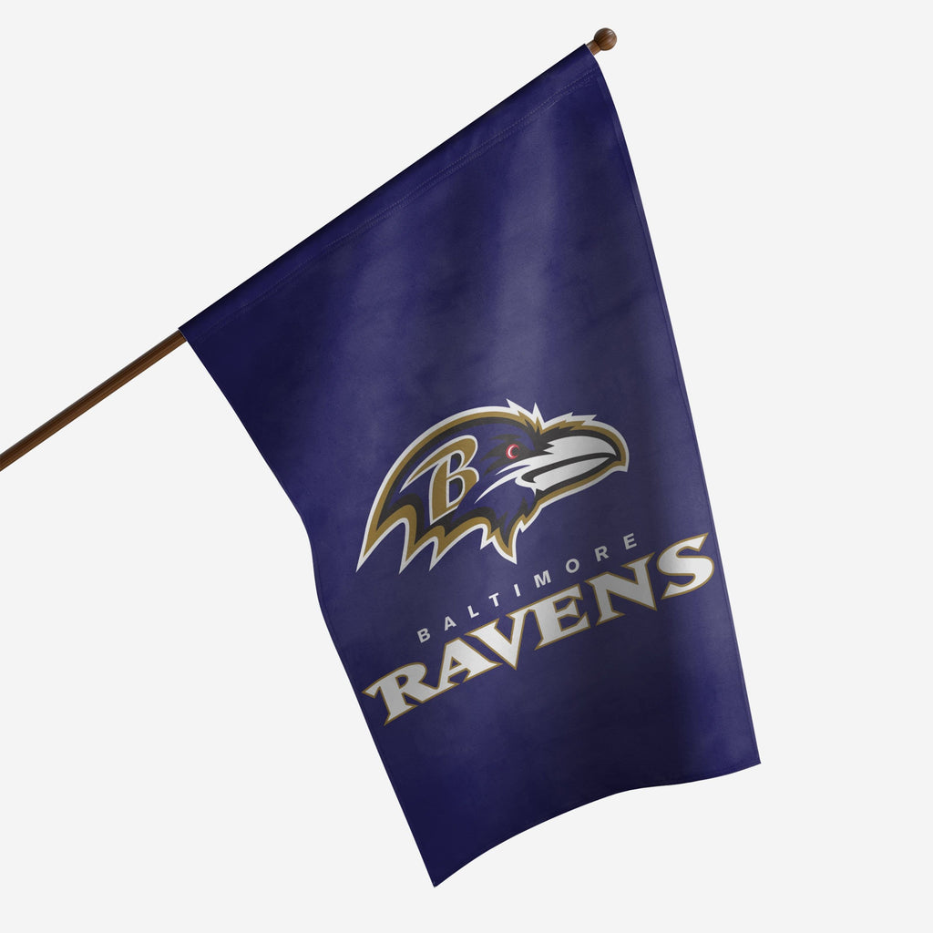 Baltimore Ravens Solid Vertical Flag FOCO - FOCO.com