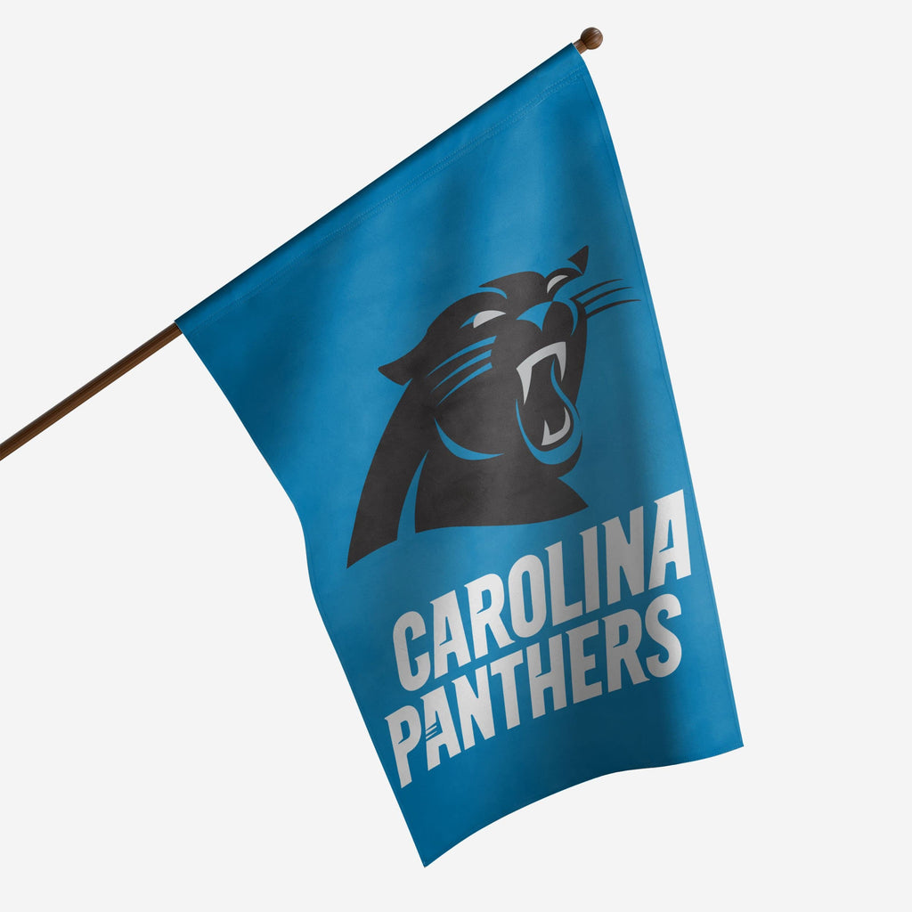 Carolina Panthers Solid Vertical Flag FOCO - FOCO.com