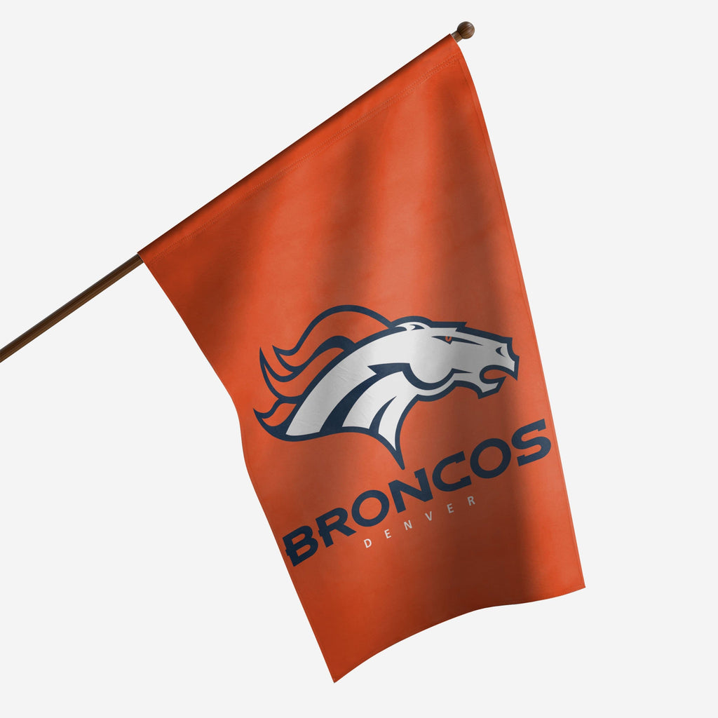 Denver Broncos Solid Vertical Flag FOCO - FOCO.com