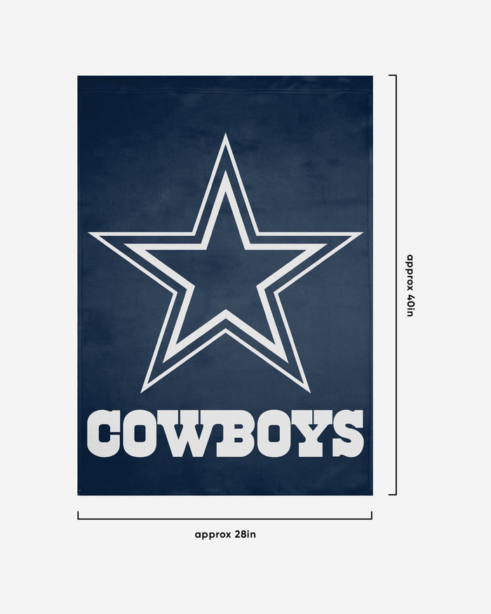 Dallas Cowboys Solid Vertical Flag FOCO - FOCO.com