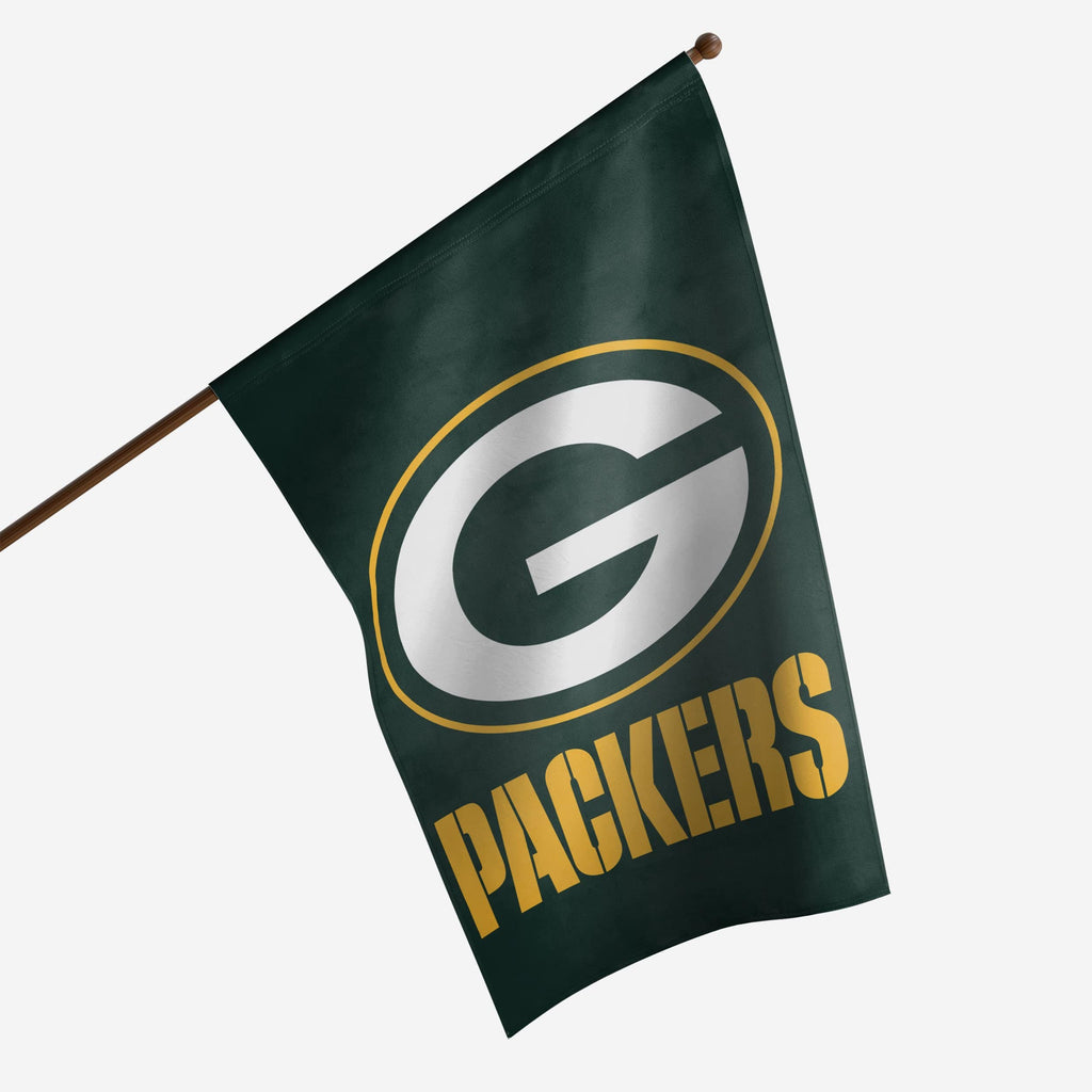 Green Bay Packers Solid Vertical Flag FOCO - FOCO.com