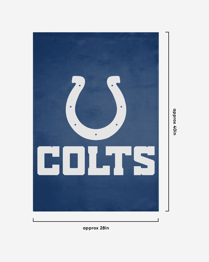 Indianapolis Colts Solid Vertical Flag FOCO - FOCO.com