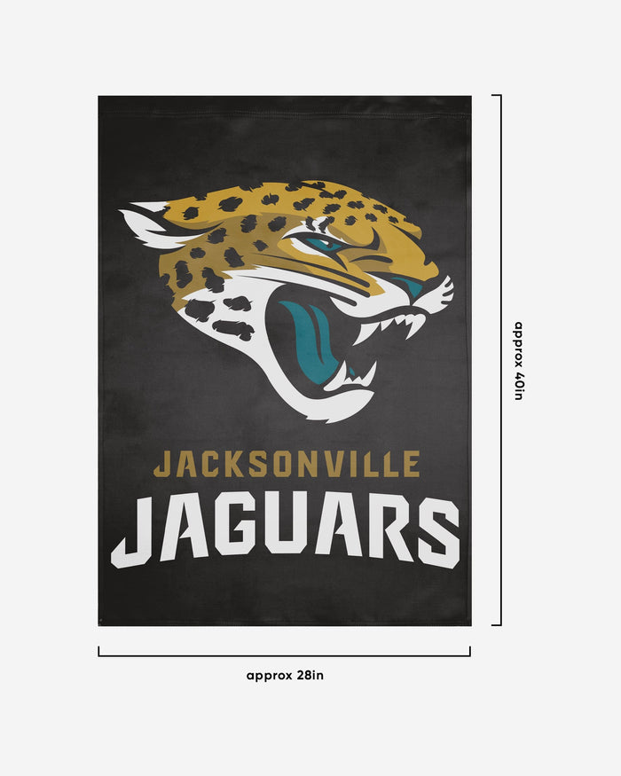 Jacksonville Jaguars Solid Vertical Flag FOCO - FOCO.com