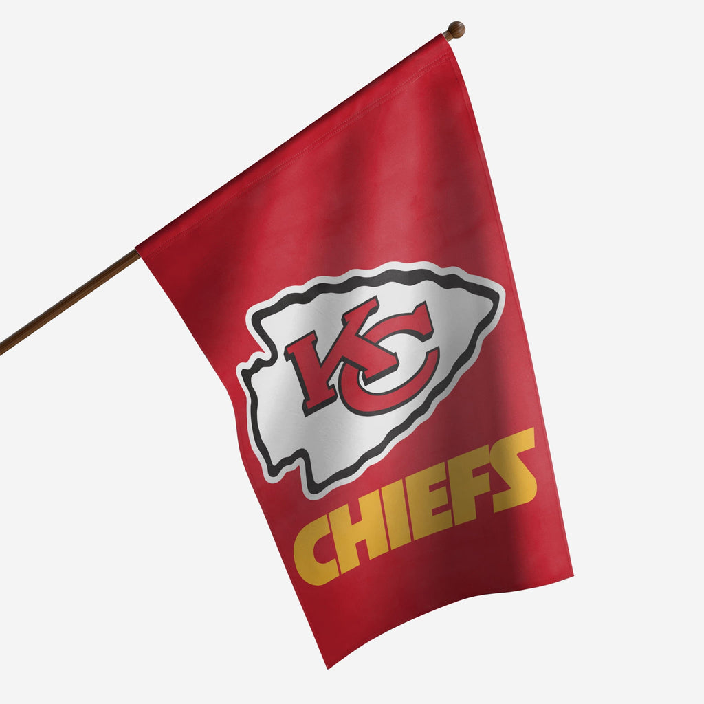 Kansas City Chiefs Solid Vertical Flag FOCO - FOCO.com