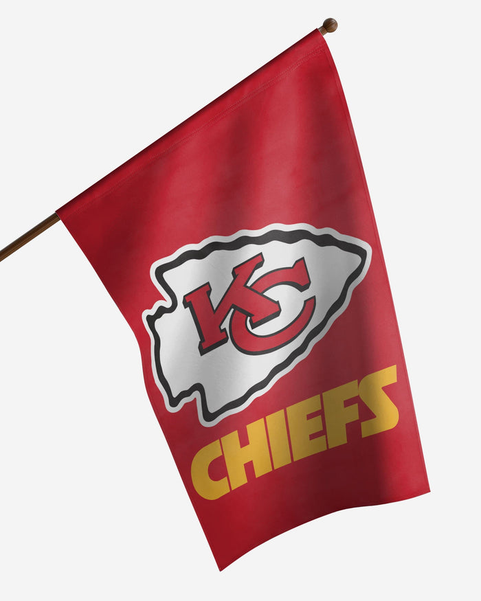 Kansas City Chiefs Solid Vertical Flag FOCO - FOCO.com