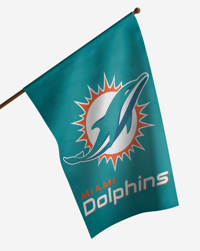 Miami Dolphins Solid Vertical Flag FOCO - FOCO.com