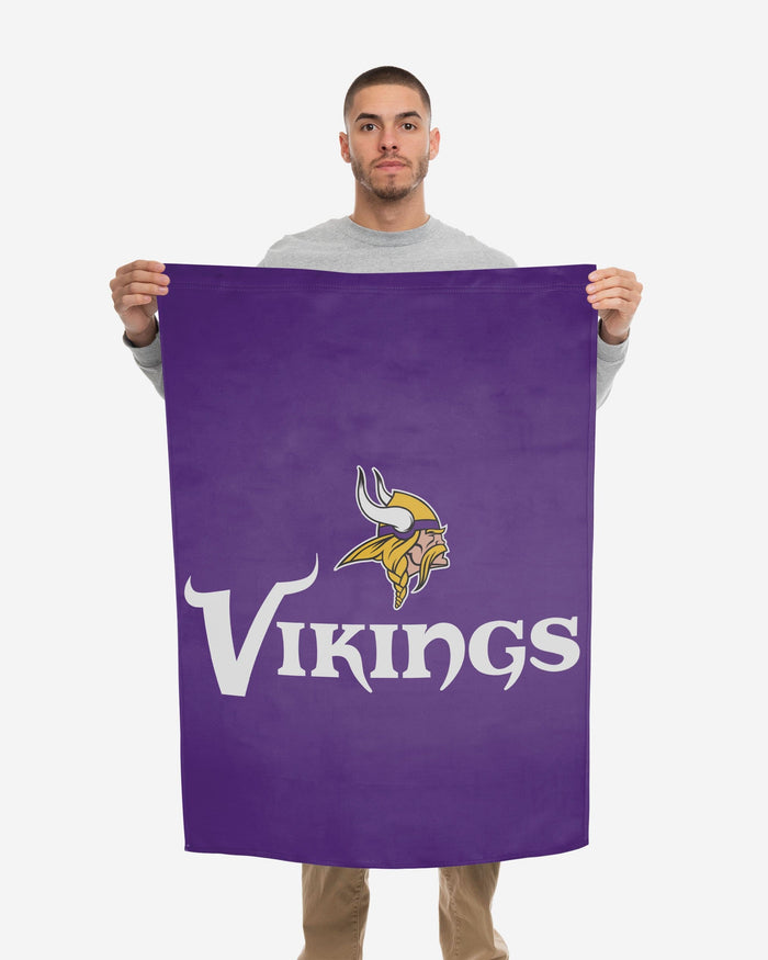 Minnesota Vikings Solid Vertical Flag FOCO - FOCO.com