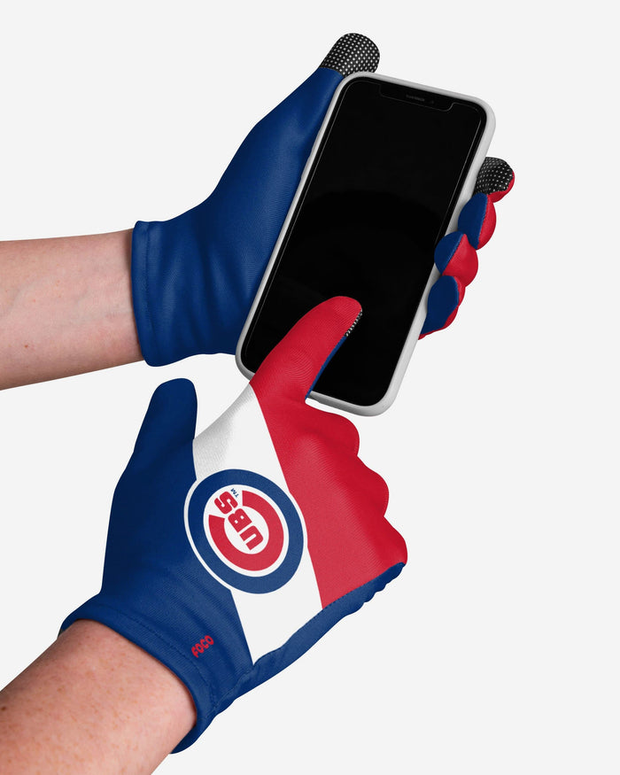 Chicago Cubs 2 Pack Reusable Stretch Gloves FOCO - FOCO.com