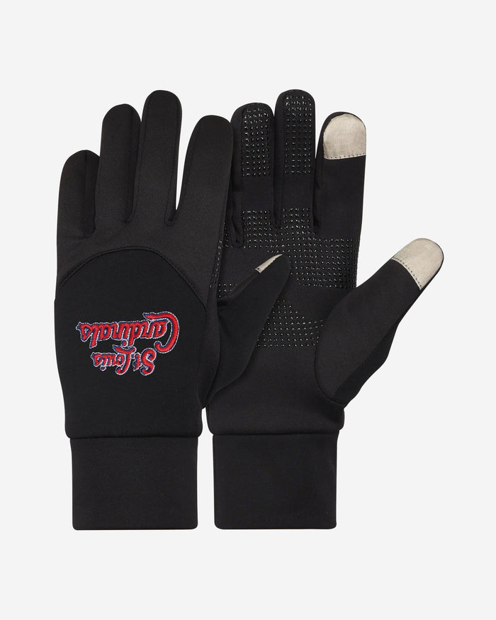 St Louis Cardinals Wordmark Neoprene Texting Gloves FOCO - FOCO.com