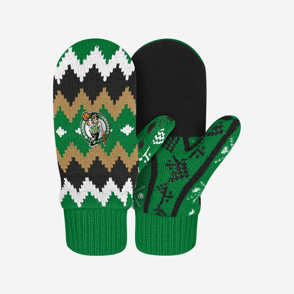 Boston Celtics Mittens FOCO - FOCO.com