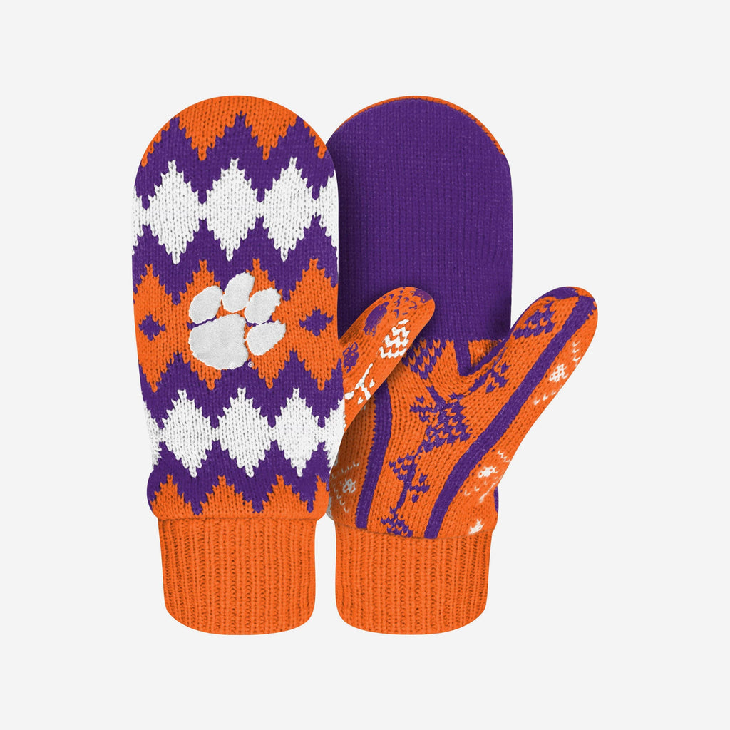 Clemson Tigers Mittens FOCO - FOCO.com