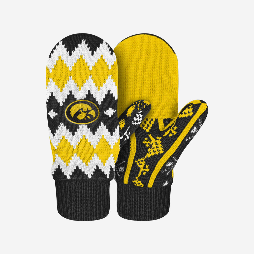 Iowa Hawkeyes Mittens FOCO - FOCO.com
