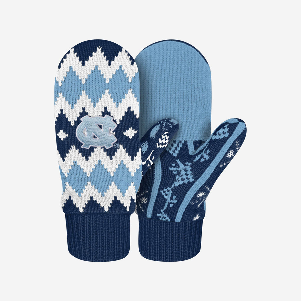 North Carolina Tar Heels Mittens FOCO - FOCO.com