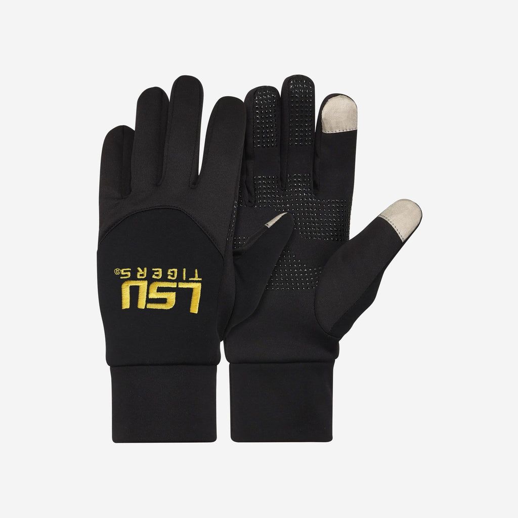 LSU Tigers Wordmark Neoprene Texting Gloves FOCO - FOCO.com