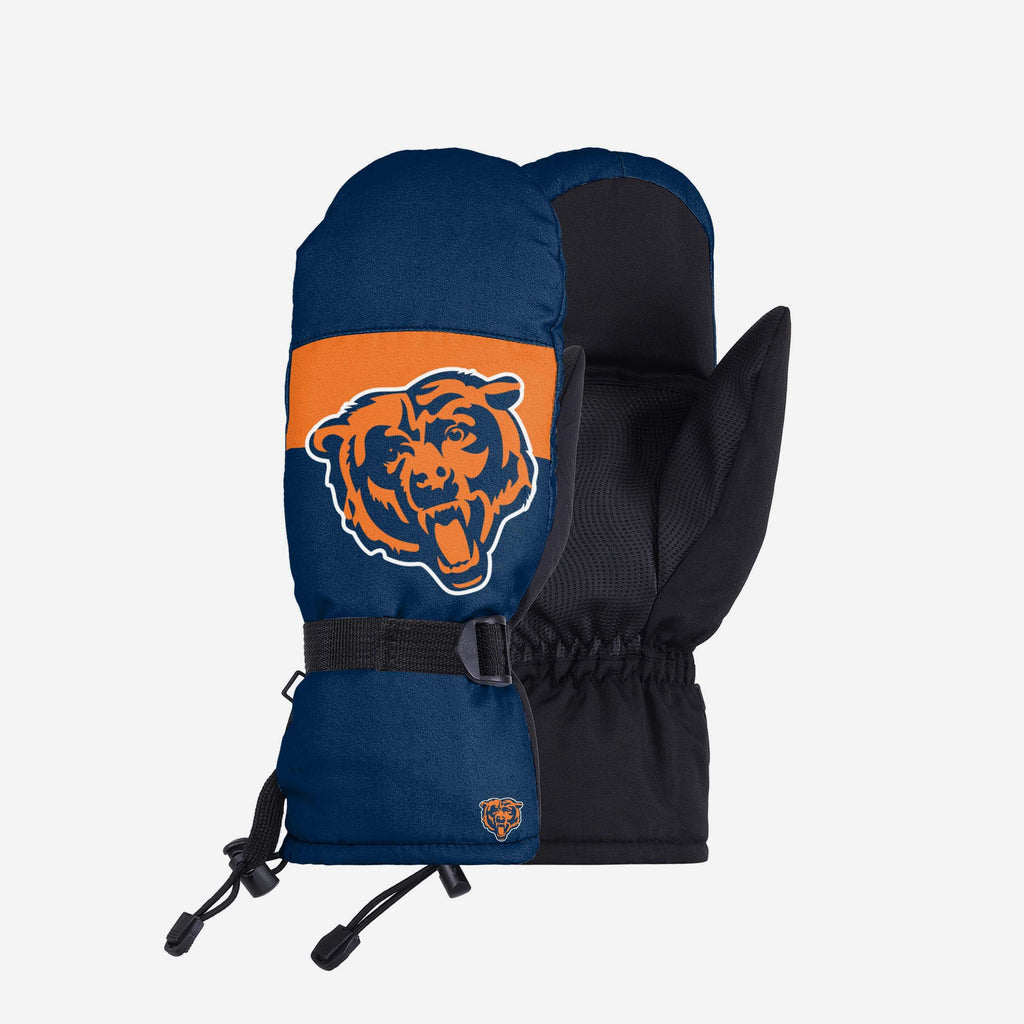 Chicago Bears Frozen Tundra Insulated Mittens FOCO S/M - FOCO.com