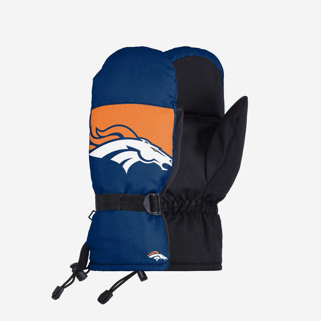 Denver Broncos Frozen Tundra Insulated Mittens FOCO S/M - FOCO.com