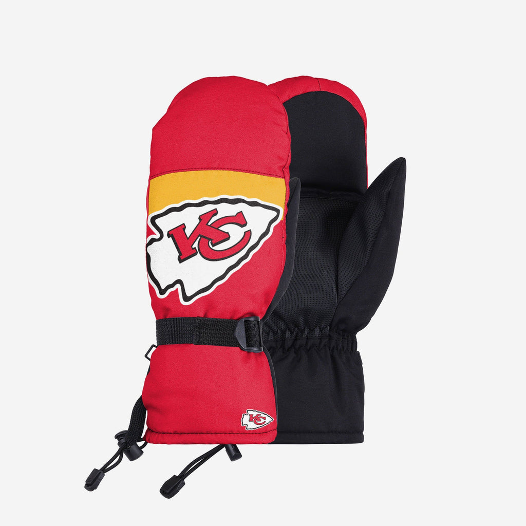 Kansas City Chiefs Frozen Tundra Insulated Mittens FOCO S/M - FOCO.com