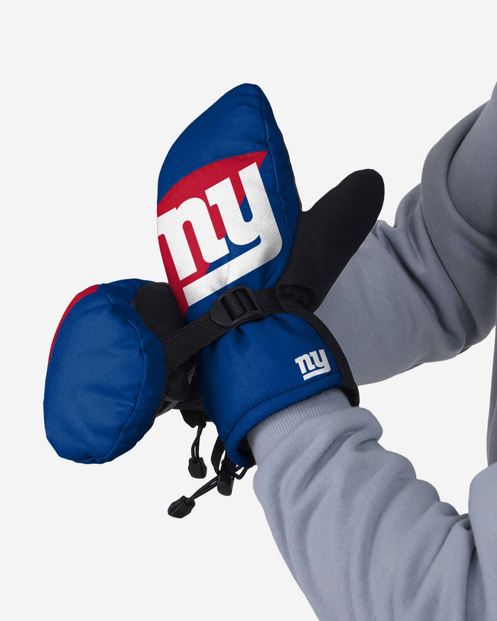 New York Giants Frozen Tundra Insulated Mittens FOCO - FOCO.com