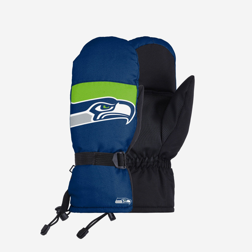 Seattle Seahawks Frozen Tundra Insulated Mittens FOCO S/M - FOCO.com