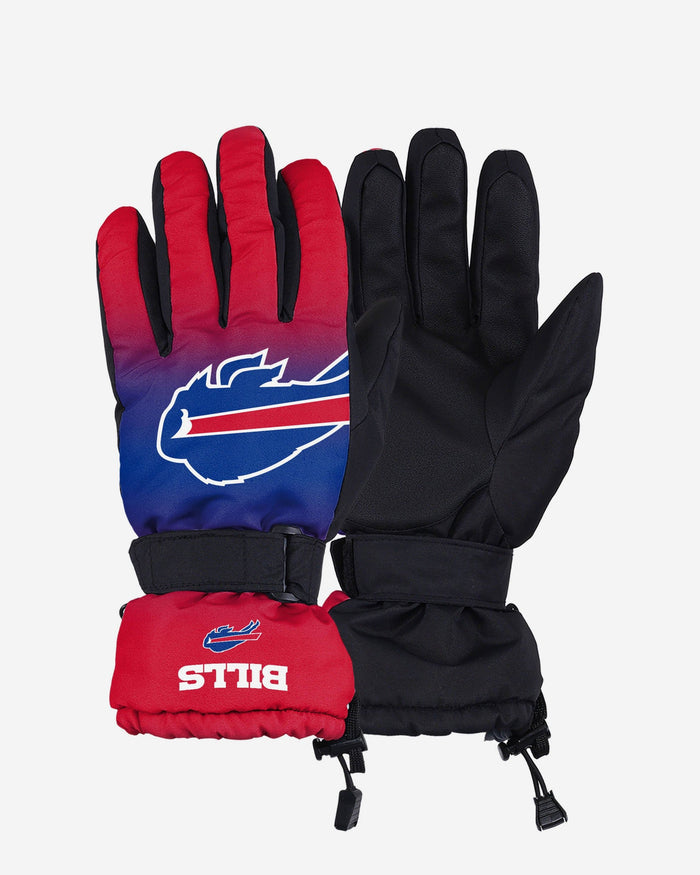 Buffalo Bills Gradient Big Logo Insulated Gloves FOCO - FOCO.com