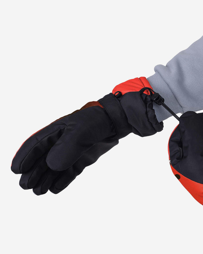 Cleveland Browns Gradient Big Logo Insulated Gloves FOCO - FOCO.com