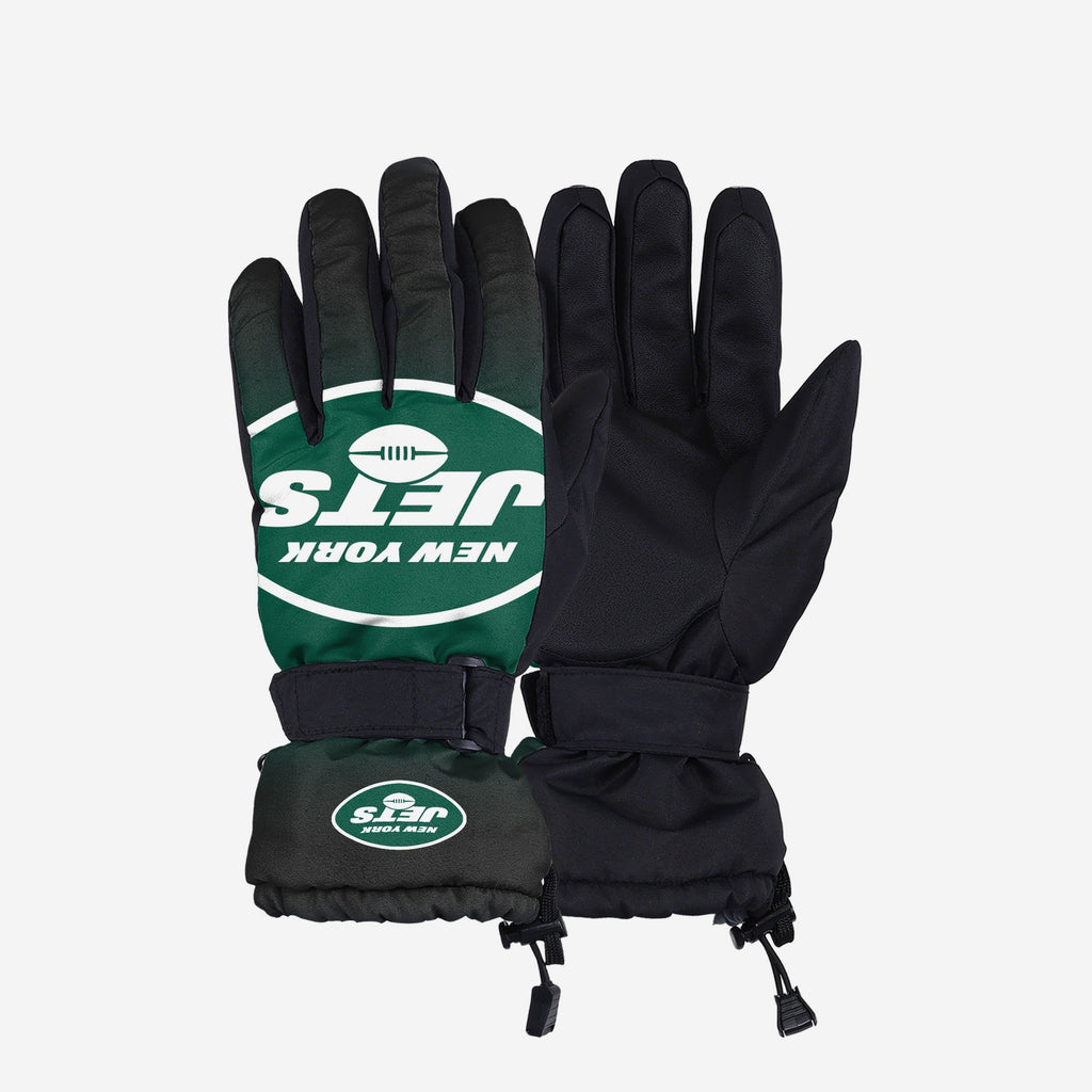 New York Jets Gradient Big Logo Insulated Gloves FOCO S/M - FOCO.com